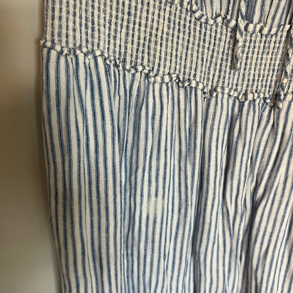 Rails Blue Stripe Dress Size Large - Picture 2 of 5